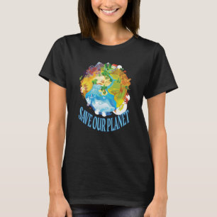 Save Our Planet Sea Animal Ocean Saying T-Shirt