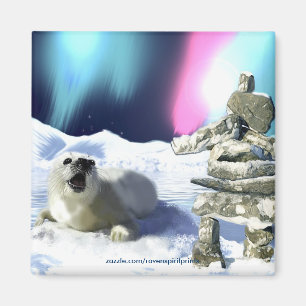 Save Our Seals! Harp Seal Magnets