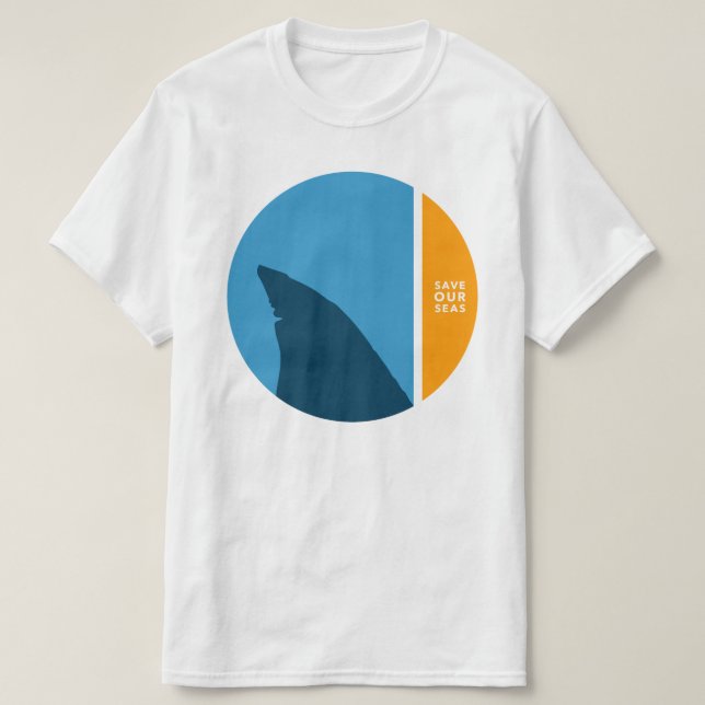 save our seas circles T-Shirt (Design Front)
