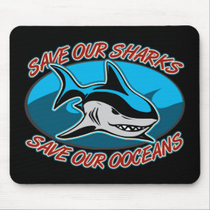 Save Our Sharks Mouse Mat