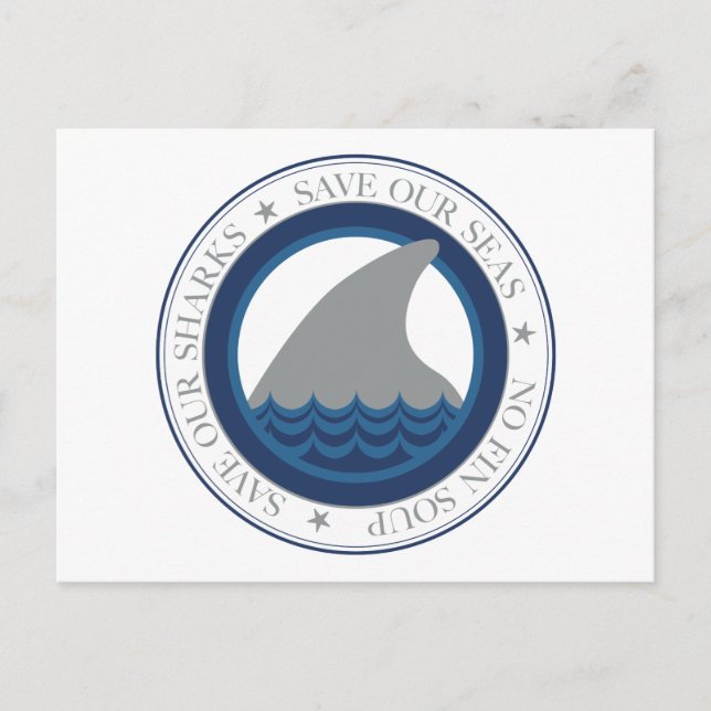 save our sharks postcard (Front)