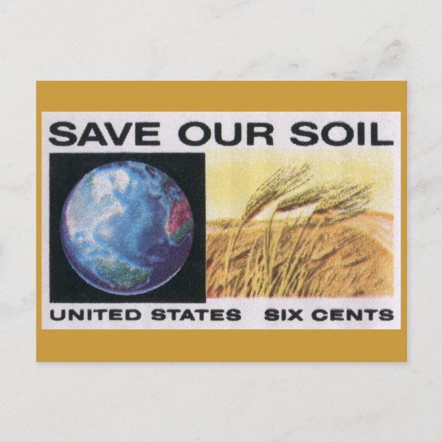 Save Our Soil Postcard (Front)
