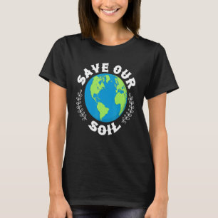 Save Our Soil Support Save Soil Movement With Sadh T-Shirt