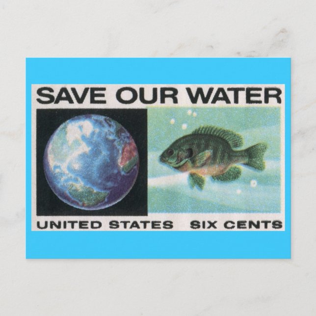 Save Our Water Postcard (Front)