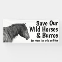 Save Our Wild Horses 2.5 x 6