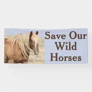 Save Our Wild Horses Banner