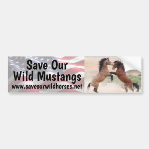 Save Our Wild Horses Bumper Sticker