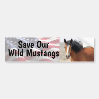 Save Our Wild Horses Bumper Sticker