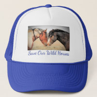 Save Our Wild Horses Fancy Blue