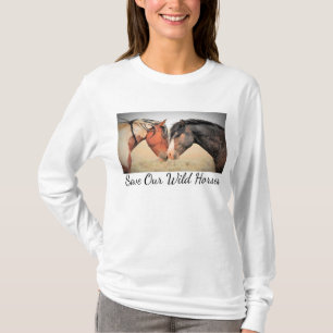 Save Our Wild Horses Long Sleeve T-Shirt
