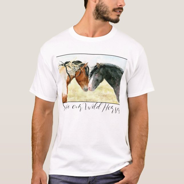 Save our Wild Horses T-Shirt (Front)