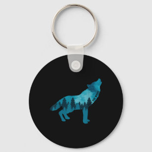 Save Our Woods Environmental Protection Howling Wo Key Ring