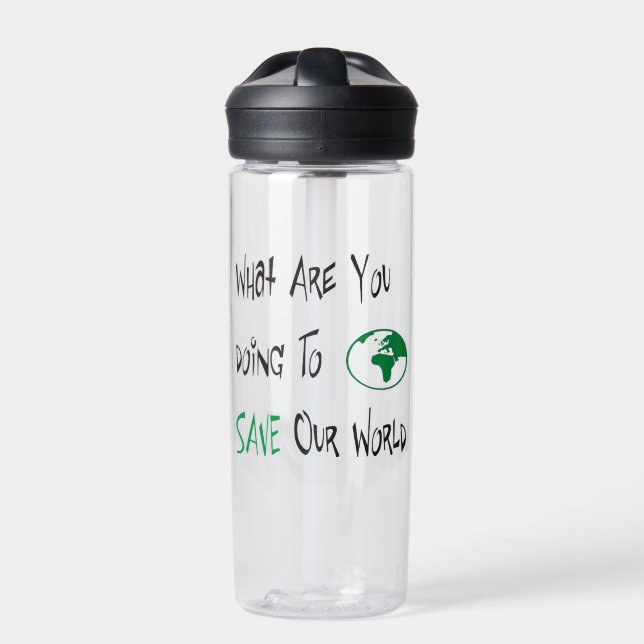 Save our World Water Bottle (Front)
