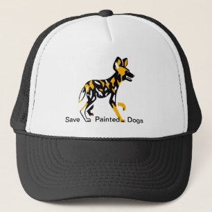 Save Painted Dogs - Cape hunting dogs- Wildlife - Trucker Hat