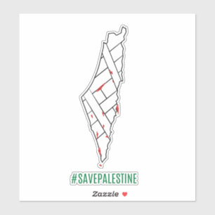 Save Palestine bleeding map Palestinians Freedom.