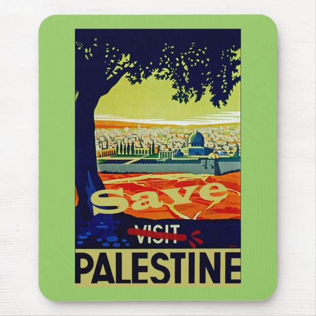 Save Palestine Mouse Mat (Front)
