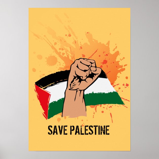 Save Palestine Poster (Front)
