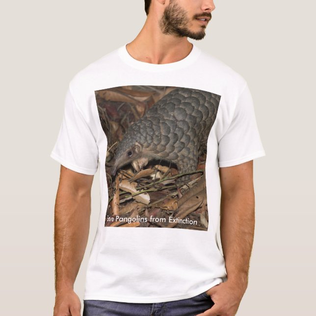 Save Pangolins from Extinction T-shirt (Front)