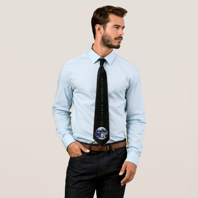 Save Planet climate movement /Extinction Rebellion Tie (In Situ)