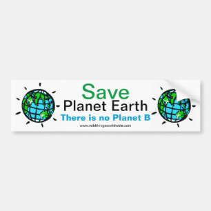 Save Planet EARTH - Climate change - Bumper Sticker