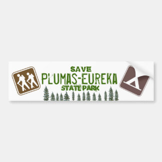Save Plumas-Eureka State Park Bumper Sticker