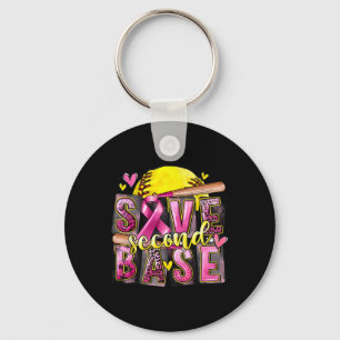 Save Second And Se Softll Breast Cancer Awareness Key Ring