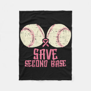 Save Sell Breast Softll Funny Breast Cancer Women Fleece Blanket