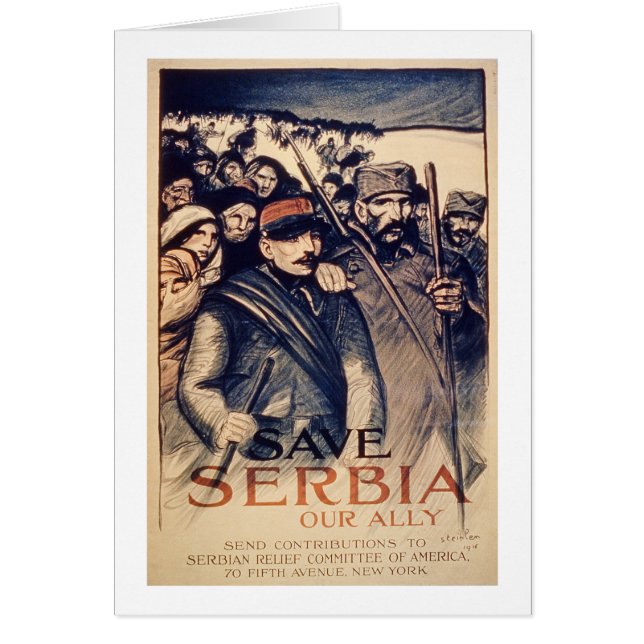 'Save Serbia Our Ally', poster, 1915 (litho) (Front)