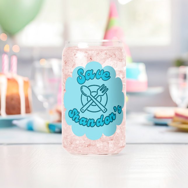 SAVE SHANDON'S - Rob's Diner - The Crossing  Can Glass (Insitu (Birthday))