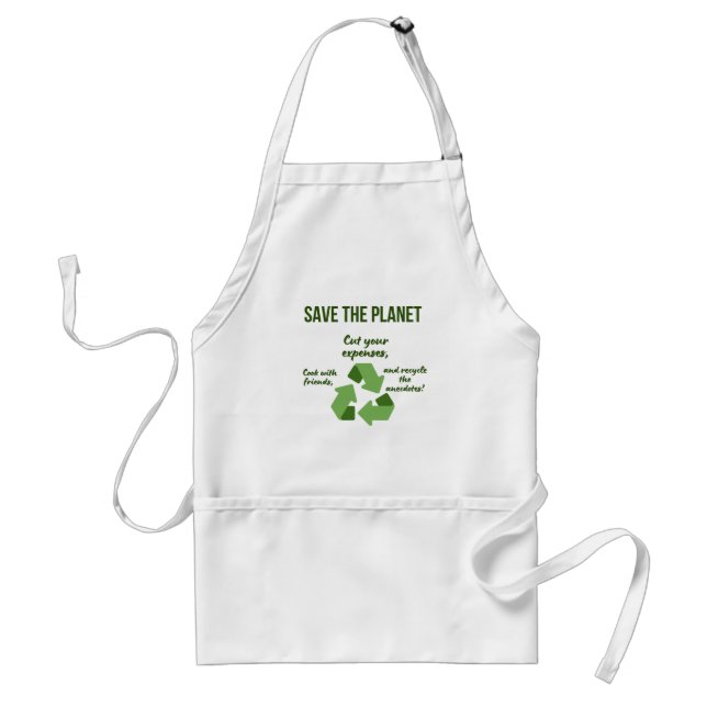 Save, Share, and Recycle Standard Apron (Front)