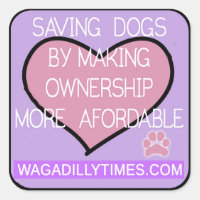 SAVE SHELTER DOGS sticker