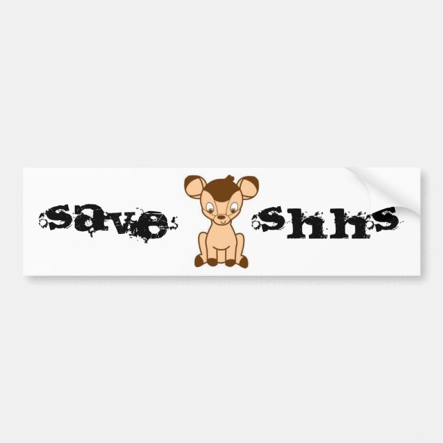 Save SHHS bumper sticker (Front)