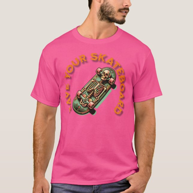 Save Skateboard T-Shirt (Front)