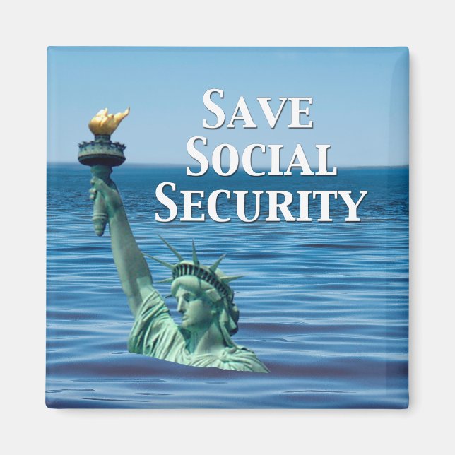 Save Social Security Magnet (Front)