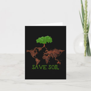 Save Soil Support Sadhguru To Save Our Lives Cute Card