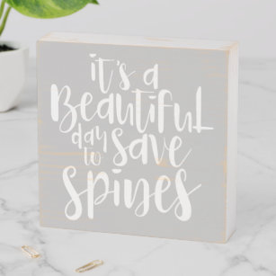 Save Spines, Chiropractic Gifts, Chiropractic Wooden Box Sign