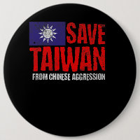 Save Taiwan Anti War Pro Peace Taiwan Flag