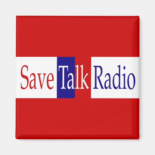 Save Talk Radio Magnet (Front)