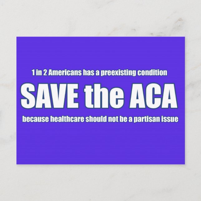 Save the ACA Postcard (Front)