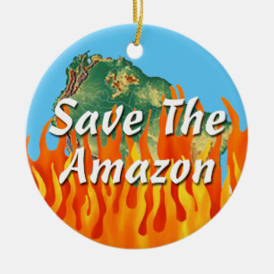 Save The Amazon Ceramic Tree Decoration