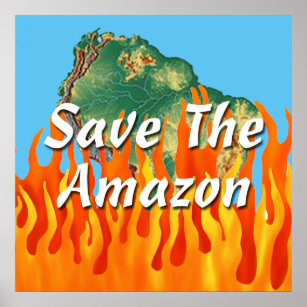 Save The Rainforest Posters & Prints | Zazzle UK