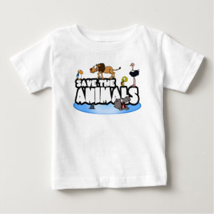 Save the Animals Baby Tee