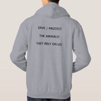 SAVE THE ANIMALS HOODIE