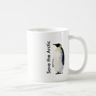 Save the Arctic Polyart Penguin Mug
