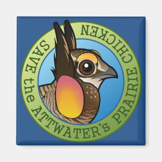 Save the Attwater's Prairie Chicken Magnet