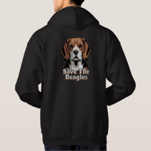 Save the Beagles Dog Lovers Hoodie