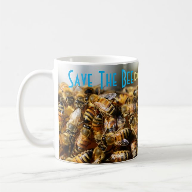 Save the Bee Keeper Coffee Mug (Left)