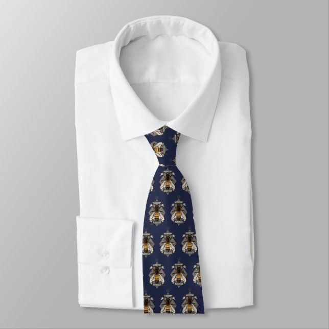Save the Bee! : Support your Local Pollinator Tie (Tied)