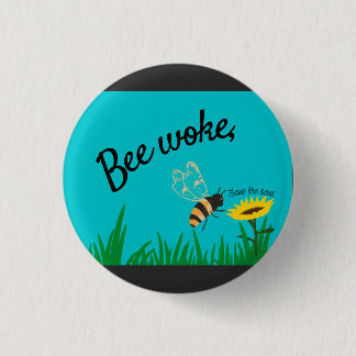 Save the Bees  3 Cm Round Badge