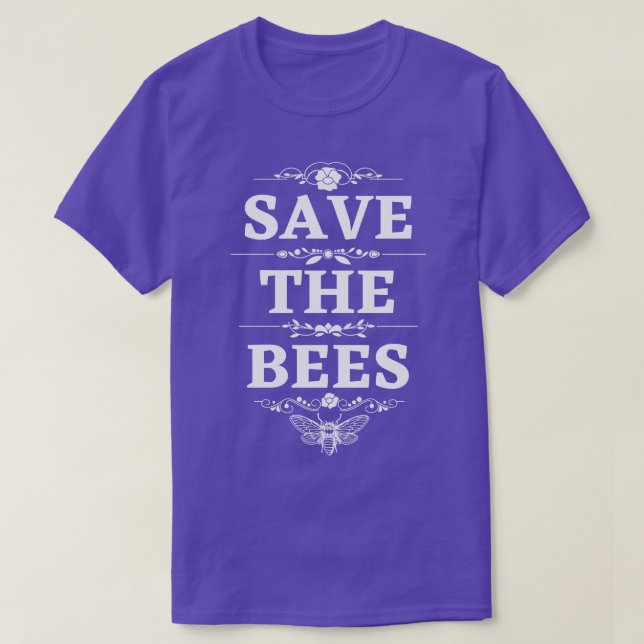 Save the Bees 5 T-Shirt (Design Front)